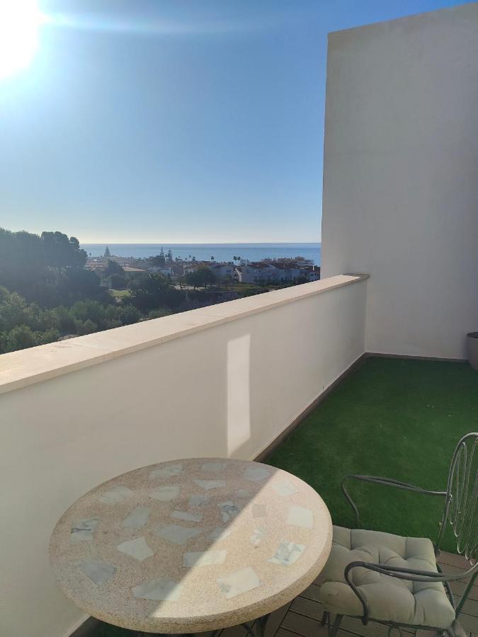托雷德本纳贾尔邦Atico Con Piscina, Golf, Vistas Al Mar公寓 外观 照片