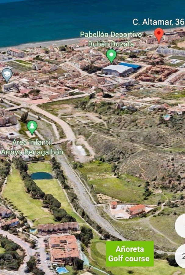 托雷德本纳贾尔邦Atico Con Piscina, Golf, Vistas Al Mar公寓 外观 照片